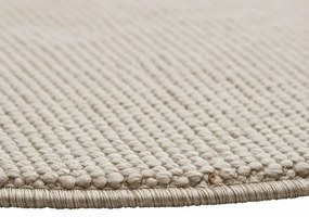 Koberec Helix krémový kruh