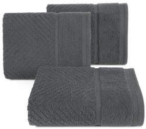 BAVLNENÝ UTERÁK KALIA5 50X90 CM TMAVOSIVÁ