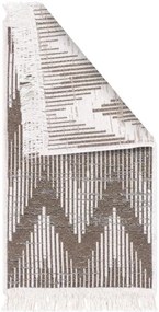 Koberček / kúpeľnový koberček ORIENT 5 hnedý / krémový