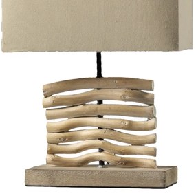 ONLI - Stolná lampa MARICA 1xE27/22W/230V béžová 38 cm