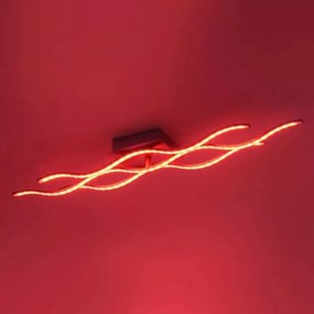 JUST LIGHT. 16266-55 -LED RGB Stm. stropné svietidlo LOLA WAVE LED/30W/230V + DO