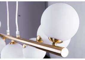 Azzardo AZ4409 - Luster na lanku SYBILLA 7xG9/25W/230V zlatá