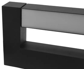 LED Vonkajšie nástenné svietidlo 2xLED/4W/230V IP54 30 cm čierna