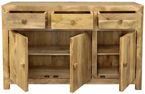 furniture-nabytek.cz - Dizajnová komoda z mangového dreva 140x90x45