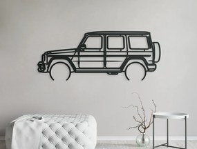 drevko Moderný obraz na stenu Mercedes G63 AMG Rozmer obrazu: 34,5 x 86 cm, Farba dekorácie: Čierna