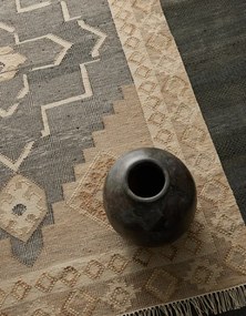 Diamond Carpets koberce Ručne viazaný kusový koberec Heriz Wood DE 2005 Grey Mix - 140x200 cm
