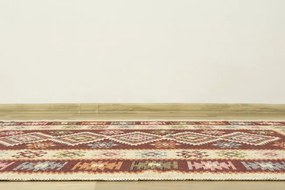 Obojstranný koberec / behúň Kilim bordový 2
