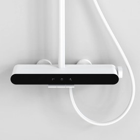 Rea Farel, sprchový set s vaňovým výtokom, biela, REA-P0353