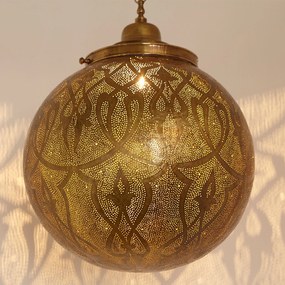 Luxusná mosadzná lampa Taj