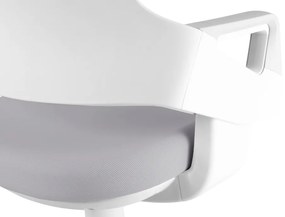 Detská rastúca stolička Neoseat KIDDY FIVE — látka, sivá
