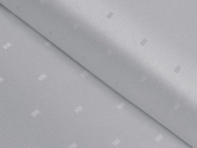 Biante Dekoračný záves TF-080 Obdĺžničky na sivom 150x260 cm