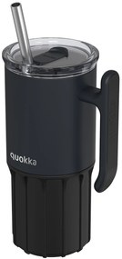 Nerezový termohrnček so slamkou Umi Black 720 ml