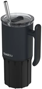 Nerezový termohrnček so slamkou Umi Black 720 ml