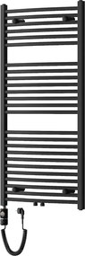 Mexen Ares, elektrické vykurovacie teleso 1200x600 mm + vykurovacia tyč 600 W, čierna, W102-1200-600-2600-70