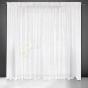 ZÁCLONA NA KRÚŽKOCH ESEL 400X250 CM BIELA