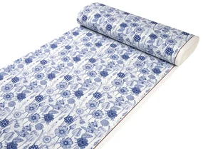 Biante Dekoračný obdĺžnikový obrus PML-090 Modré jarné kvety na bielom 50x100 cm