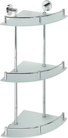 Bemeta Omega rohová polička chróm 104202152