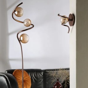 ONLI - Stojacia lampa FRIDA 3xG9/10W/230V medená