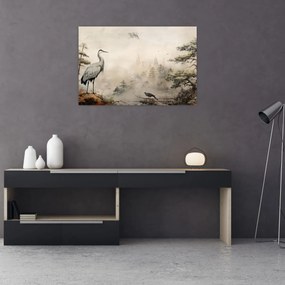 Obraz - Kreslená krajina (90x60 cm)