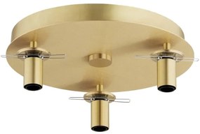 Argon 6308 - Stropné svietidlo PALOMA 3xE14/7W/230V zlatá/čierna