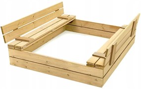 Bestent Pieskovisko s lavičkami 120cm + krycia plachta + agrotextília