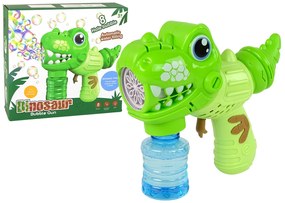 Lean Toys Bublifuk v tvare Dinosaura – zelený