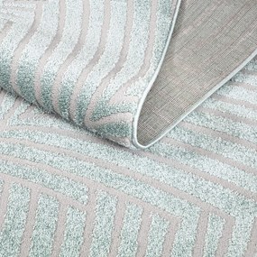 Dekorstudio Jednofarebný koberec FANCY 648 - mentolový Rozmer koberca: 160x230cm