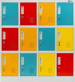 Skriňa s priehradkami Ola: viacfarebná 109x120 cm (1110)