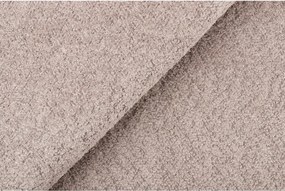 Svetlohnedý modul pohovky z textílie buklé (variabilný) Roxy – Scandic