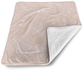 Sablio Deka pre bábätko Zlaté a biele lastovičky - 80x100 cm