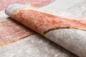 Koberec MIRO 52097.802 Geometrický, protišmykový, prateľný, ružový