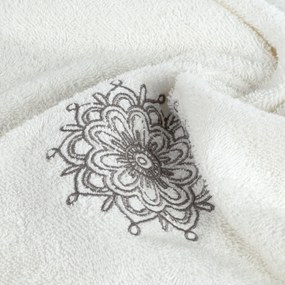 BAVLNENÝ UTERÁK SADA 30X50 CM, 50X90 CM, 70X140 CM KRÉMOVÁ