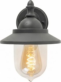 Inteligentné vonkajšie nástenné svietidlo tmavosivé vrátane Wifi ST64 - Oxford