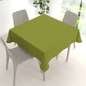 Biante Dekoračný štvorcový obrus Rongo RG-095 Olivovo zelený 80x80 cm