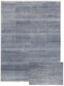 Diamond Carpets koberce Ručne viazaný kusový koberec Diamond DC-MCN Medium blue / silver - 305x425 cm