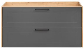 Umývadlová skrinka Madera 854 2S dub artisan/grafit