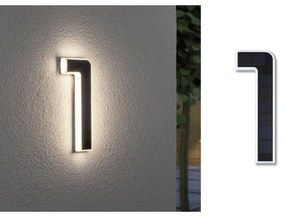 Paulmann 79842 - LED/0,2W IP44 Solárne domové číslo 1,2V