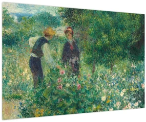 Obraz - Auguste Renoir, Picking Flowers, reprodukcia (90x60 cm)