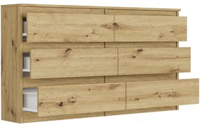 Moderná komoda R-140 - rôzne farebné prevedenia antracit