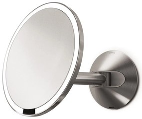 Nástenné/kozmetické zrkadlo s osvetlením/zväčšovacie (5x) ø 20 cm Sensor – simplehuman