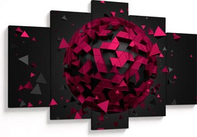 Obraz 3D abstrakcie (150x105 cm)