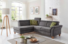 XXXLutz ROHOVÁ SEDAČKA, textil, antracitová Sit & More - Sedačky - 000144005212