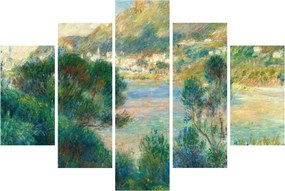 Obraz - Auguste Renoir, View of Monte Carlo from Cap Martin, reprodukcia (150x105 cm)