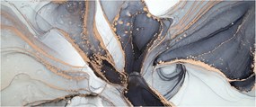 Obraz - Šedý mramor (120x50 cm)