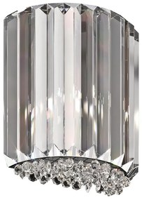 Brilagi - LED Krištáľové nástenné svietidlo GLAMOUR 1xG9/42W/230V BG0750