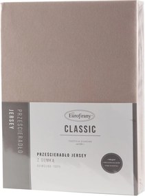 JERSEY PRESTIERADLO JERSEY3 200X220 CM BÉŽOVÉ