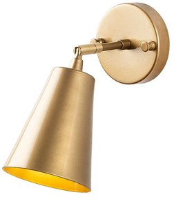 Nástenné svietidlo v zlatej farbe ø 10 cm Evander – Opviq lights