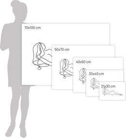 Plagát Figure Line III