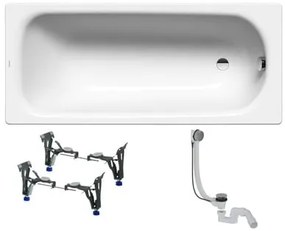 Kaldewei Saniform obdĺžniková vaňa 160x70 cm smaltovaná oceľ ľavá aj pravá KWB3621