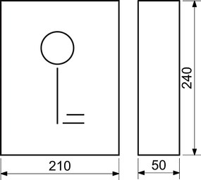 Oceľová skrinka na kľúče so zatváraním na magnet RICHTER TS.8.AM